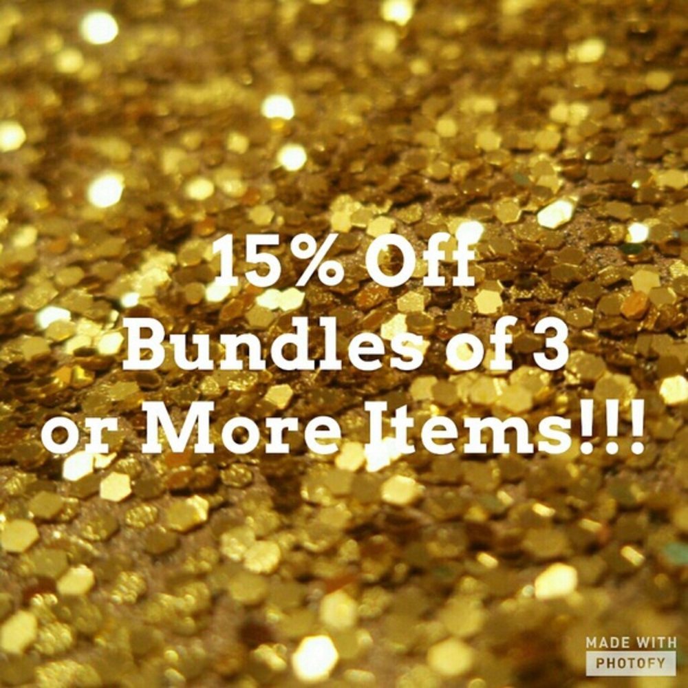 🛍Bundle & Save!!! 15% OFF 3 or more items!